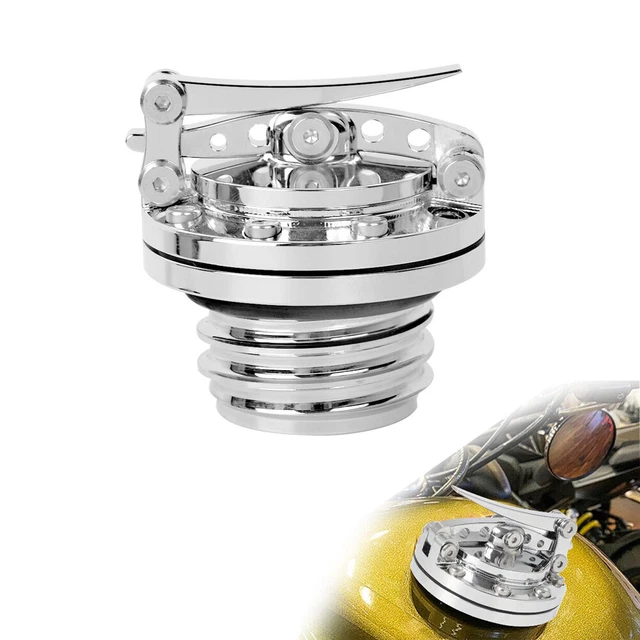 Fuel Tank Cover Gas Oil Cap Fit For Harley Touring Sportster XL Dyna 1996-later