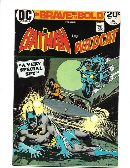 Brave And The Bold #110 (F/Vf) - Sharp Higher Grade - Batman,Wildcat