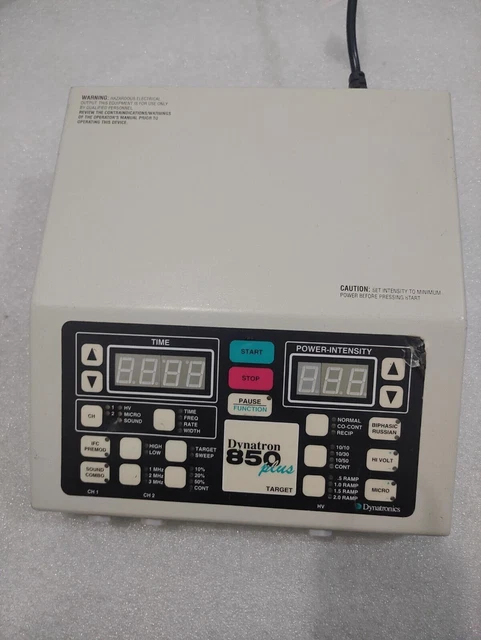 Dynatron Dynatronics 850 Plus Ultrasound System Chiropractic Physical Therapy