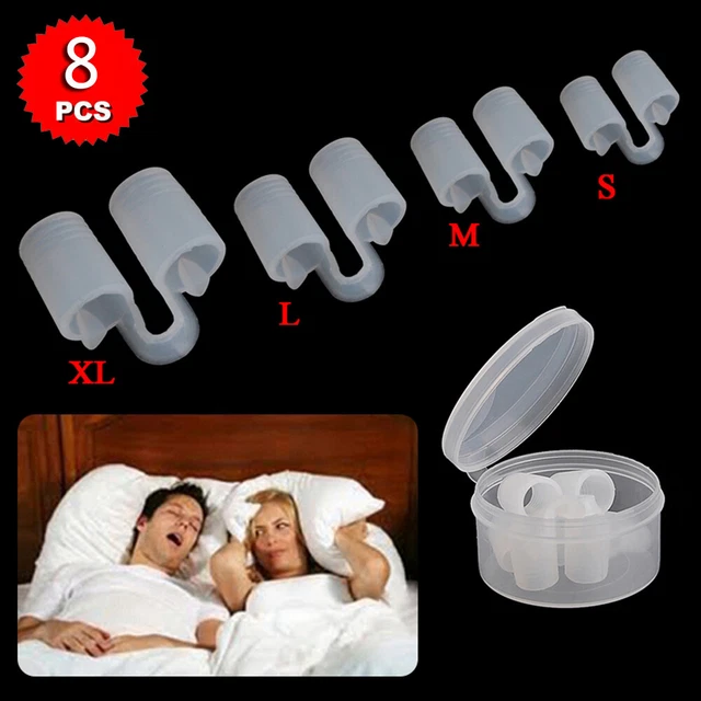 8 Stück Schnarchstopper Anti Schnarchen Nasenclip Schnarch Stopper Nasenspreizer