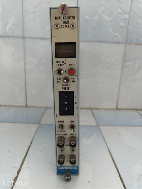 Canberra 2071A dual counter timer NIM module