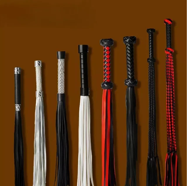 Fouet Martinet Tressé Pour Pratiques BDSM - Neuf