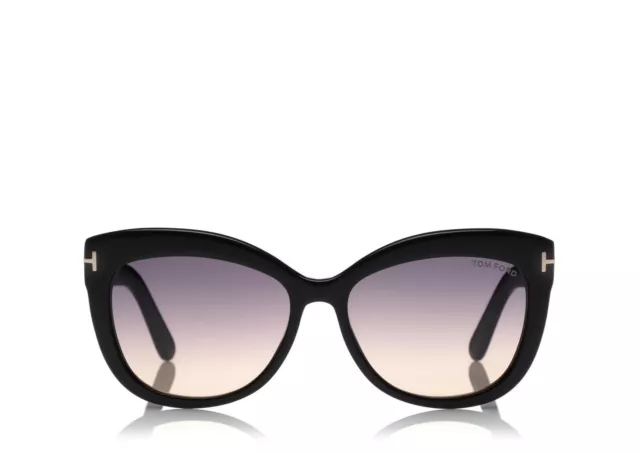 TOM FORD FT0524 Black  Alistair Square Women's Sunglasses AUTHENTIC SOLD OUT