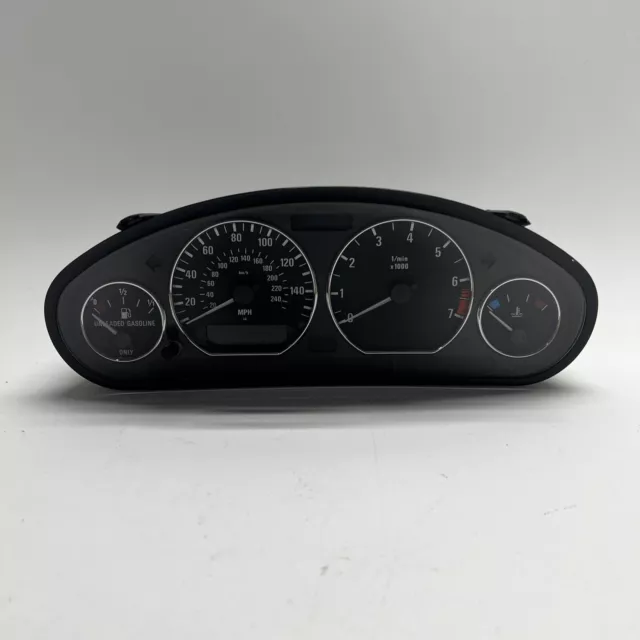Speedometer Instrument Cluster Chrome Rings MPH BMW Z3 E36 Roadster OEM