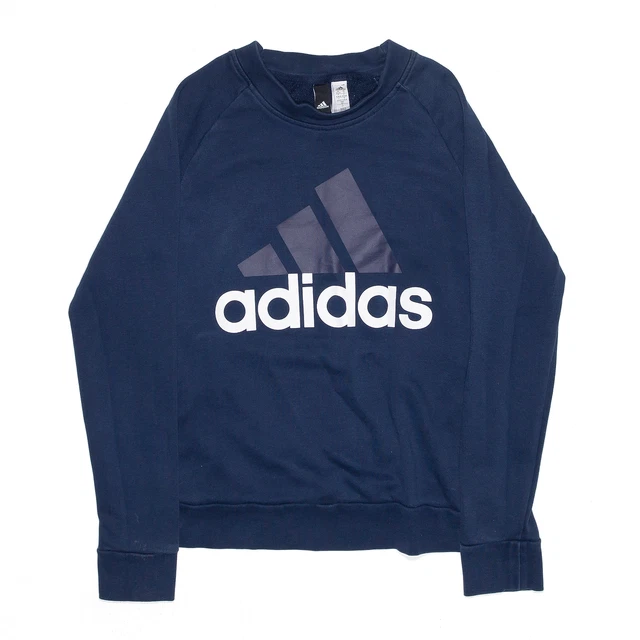 ADIDAS felpa sportiva donna blu S