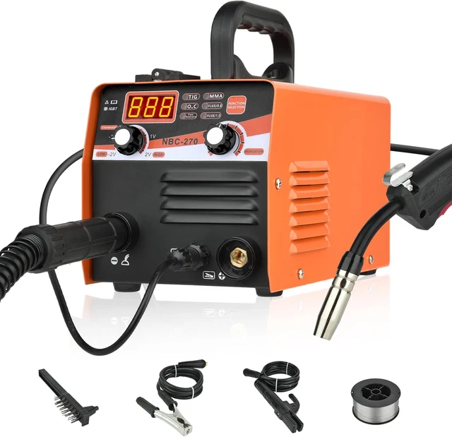 Poste à Souder TIG 200A HITBOX - 6-en-1 (MMA/TIG/pulsé/froid/nettoyage/point), 230V, Avec Pédale Et Casque