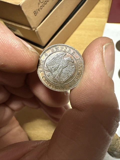 2 Centimes - Napoleon Iii - 1861 K (Definitif) - Rare & Magnifique Qualite Spl ! 2