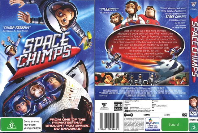 742A NEW SEALED DVD Region SPACE CHIMPS $9.90 - PicClick AU