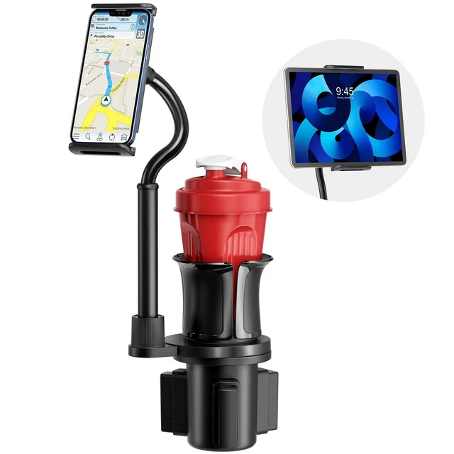 2 in 1 Universal Cell Phone Mount for Car, Compatible with All 4.7''-8.2''