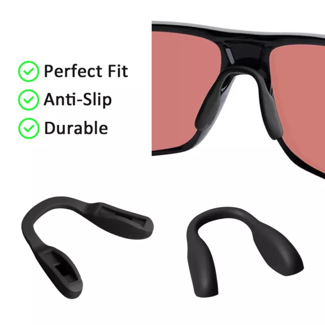 Anti-Slip Nose Pads Pieces Replacement for Oakley Split Shot OO9416 Sunglasses