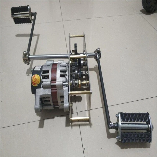 Generador de pedal de alta potencia imán permanente de CA sin escobillas 12V 24V 2000W 800W