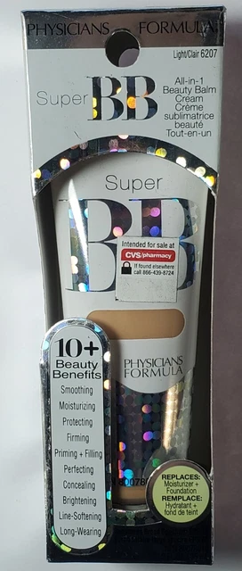 Crema bálsamo de belleza todo en 1 Physicians Formula Super BB FPS 30, ligera, #6207 *1