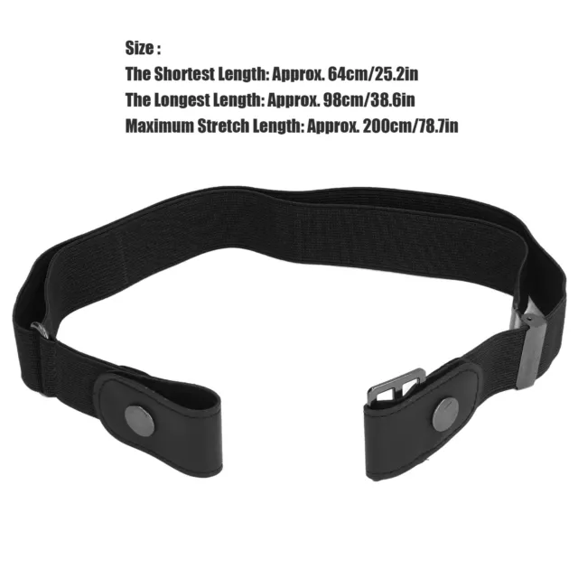 Buckle Stretch Belt Adjustable Japanese Belts