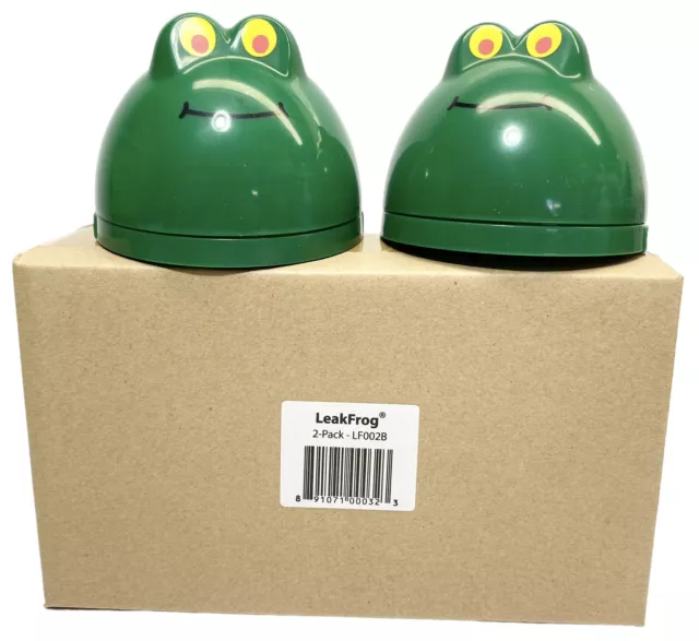 2x Alarma de agua para rana con fugas LF002 - Advertencia instantánea de fugas - NUEVO - Caja abierta