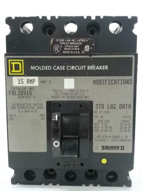 FAL32015 Square D Circuit Breaker 2
