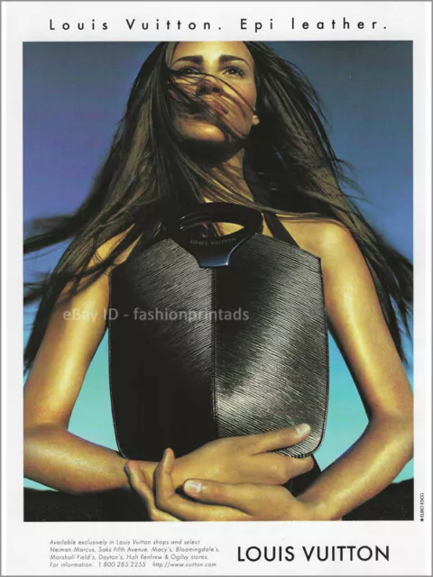 2000 LOUIS VUITTON Epi leather Magazine PRINT AD ( 3-pg )