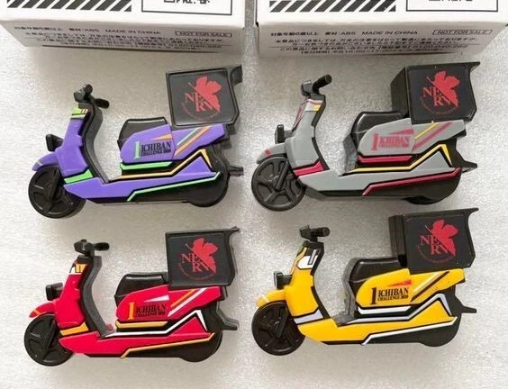 Shin Evangelion Coco Ichi Friction Bike Figure Mascot Asuka Shinji Rei Anime JP