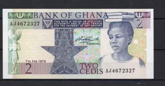 GHANA - Billet de 2 Cedis du 07/02/1979 - P. N° 18a Neuf UNC