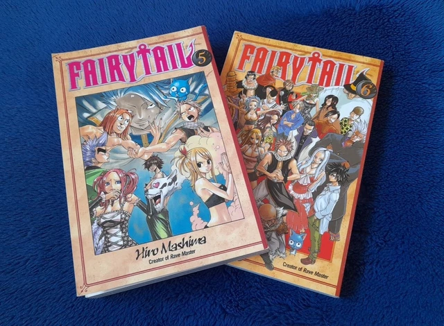 FAIRY TAIL MANGA 5 6 DEL REY graphic novel Comic book vol 2008 2009