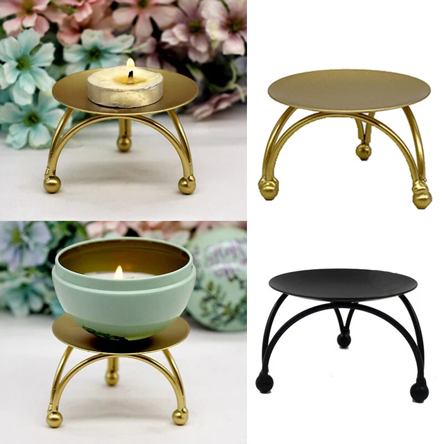 Creative Desktop Adornment Wedding Wrought Iron Metal Candlestick Retro