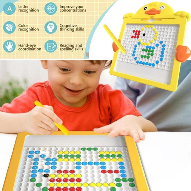 Kids Magnetic Steel Ball Drawing Board Writing Board Toys n,. Chess Big K1F5