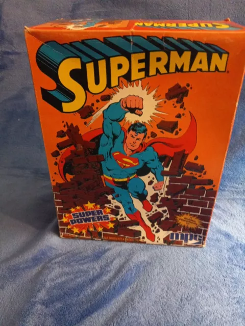 1984 Mpc Super Powers Dc Comics Superman Plastic Figure Model / Collector's Item