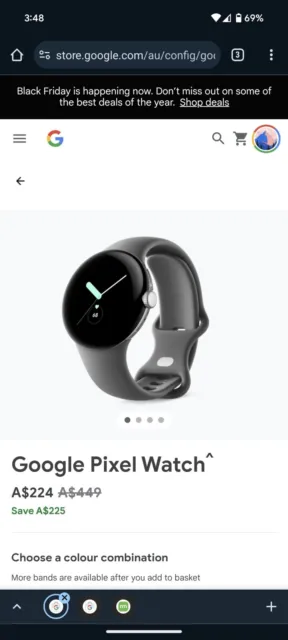 Google Pixel Watch 41mm WiFi silver Brand New Sealed with receipt