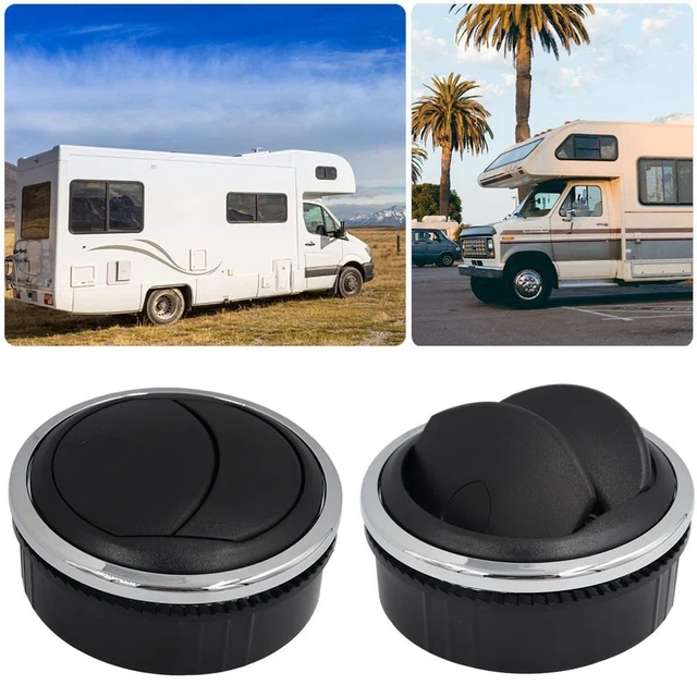 Round Boat Ventilation Blade Marine Parts Car RV Louvered A/C Air Outlet Vent