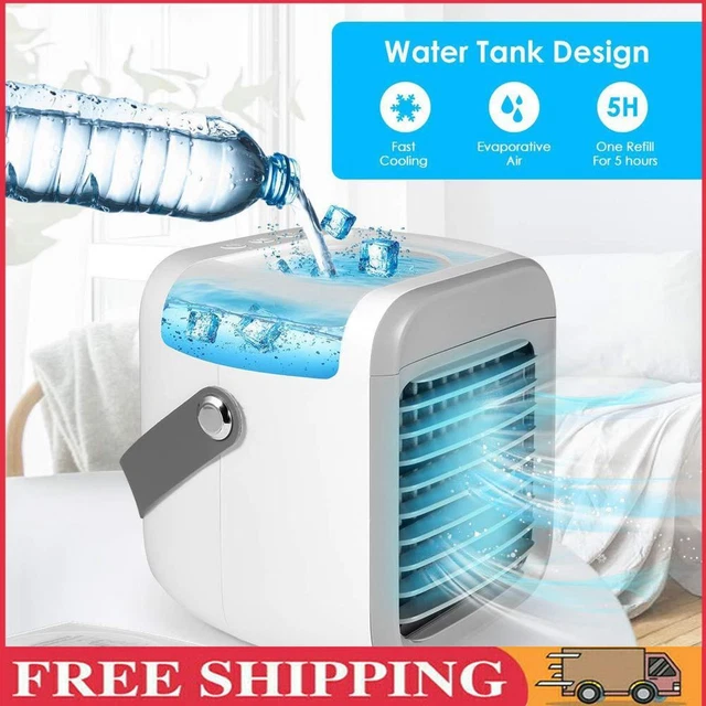 Personal Air Cooler Air Conditioner Desktop Cooling Fan Evaporative Humidifier