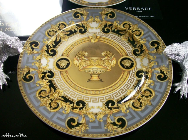 Rosenthal Versace Prestige Gala Set Teller + Tasse 25 Jahre Versace *NEU & OVP* 9