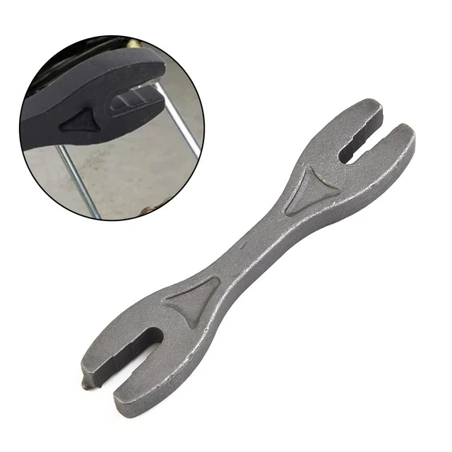 Clé De Serrage De Rayons Universelle Double - Pour Vélo, Moto Et Petites Réparations Mécaniques