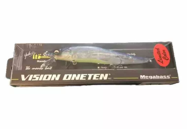 Megabass Vision 110 Oneten GP Pro Blue Secret Limitado Bassmaster Lanzamiento Clásico