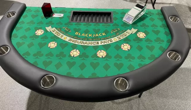 Blackjack Table With Folding Legs Local pickup only