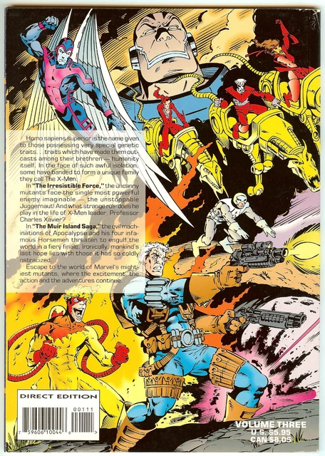 Marvel X-Men Adventures GN graphic novel 9.0 VFNM Vol 3, Wolverine, Cyclops Comi
