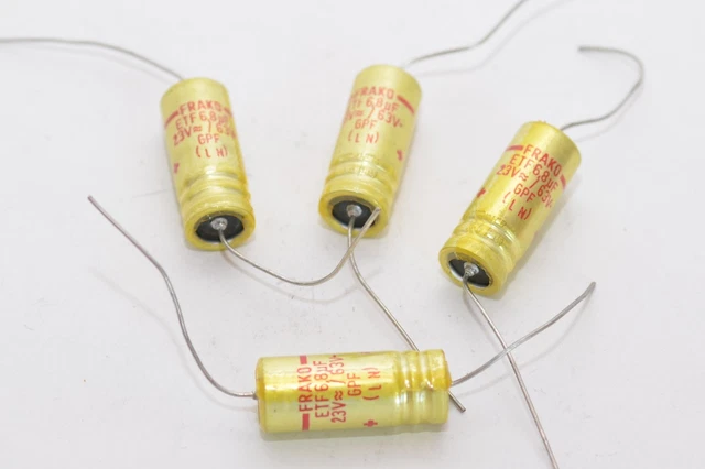 4x Elko-Kondensator glatt von ROE Serie EBAZ-GPF, 10 µF / 40 V