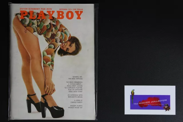 💎 PLAYBOY MAGAZINE: Sep 1972 Susan Miller Bernadette Devlin Karen  Philipp💎 $39.95 - PicClick