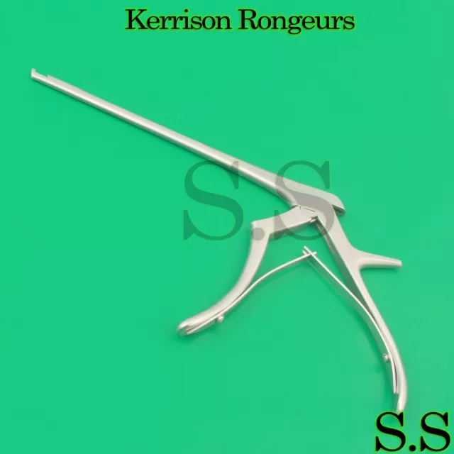 10 Pcs Surgical KERRISON Rongeurs 2mm Up 45° Forward Angled Shaft 8" UPGRADED