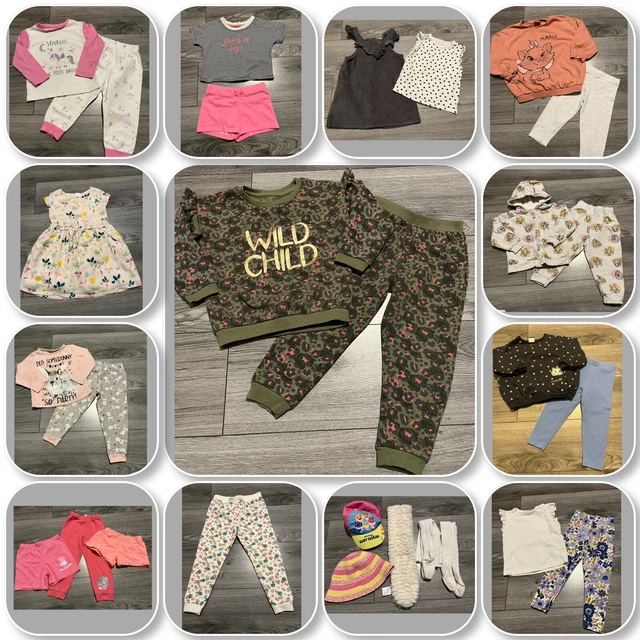 bundle of girls clothes age 2-3 years.             (e58)