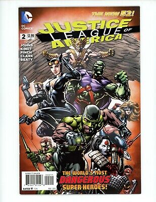 Justice League of America #2 2013 FN/VF Geoff Johns David Finch DC Comic Book
