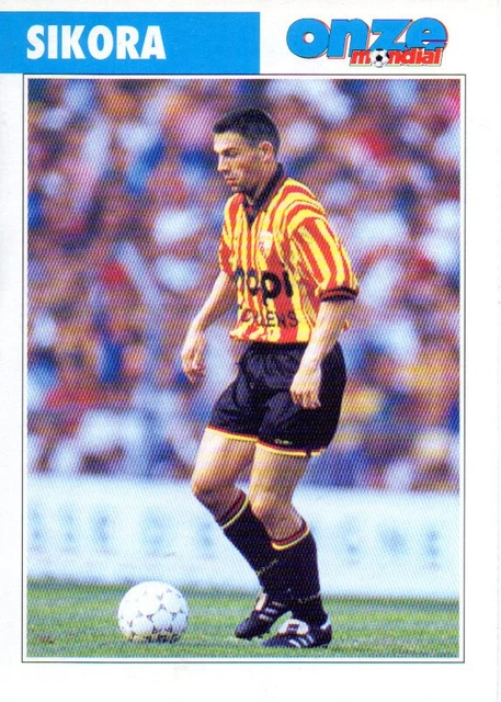 CARD SHALOM TIKVAH RC LENS SANG ET OR ROOKIE ONZE MONDIAL 1992