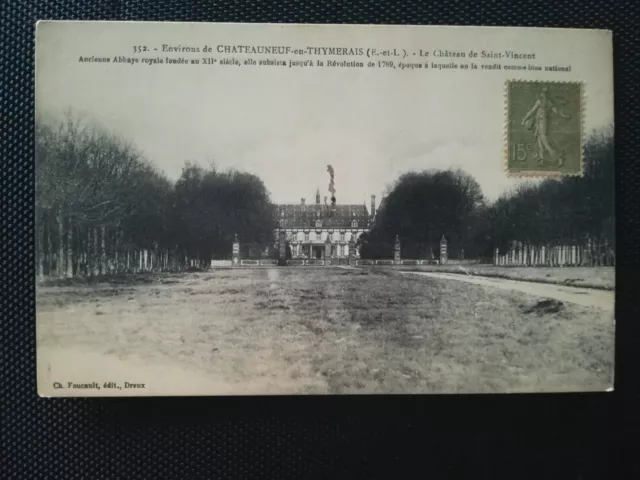 CPA 28 Environs de CHATEAUNEUF-EN-THYMERAIS - Le Château de Saint-Vincent