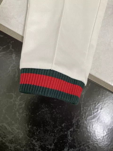 NWT 100% AUTH Gucci Kids Double Face Technical Jersey Pants Web Detail Sz 6 3