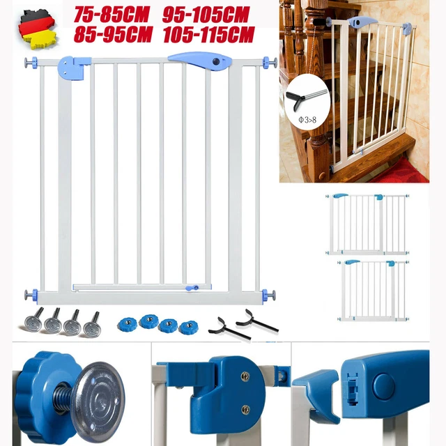 Treppenschutzgitter Türschutzgitter Kinder Treppen Absperrgitter ohne Bohren DHL