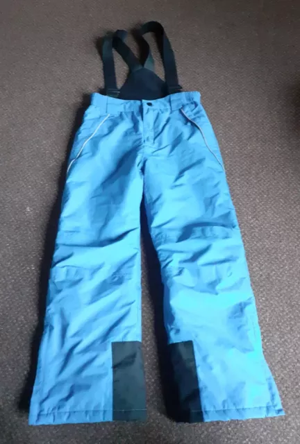 Blue Crane Kids Ski Pants Salopettes /  Trousers Boys / Girls 9-10 YEARS