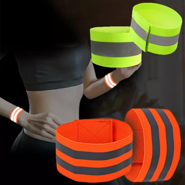 Reflective Wristband slap band promotional armband gifts for running riding spor