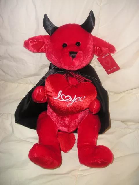 I Love You 19" Red Devil Cape Gift Mail Special Person Valentine's  Any Day NWT