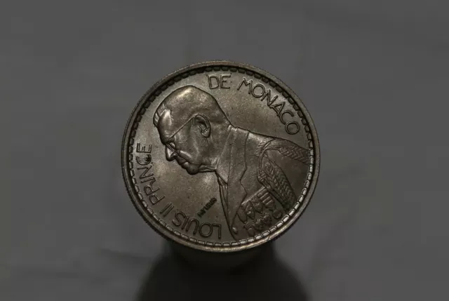 Monaco 20 Francs 1947 High Grade B46 #K6612 2
