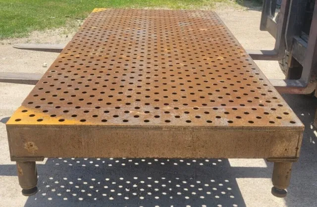 55" x 118" Acorn Style Steel Precision Set-up/Welding Table 1-1/8" Tapered Holes