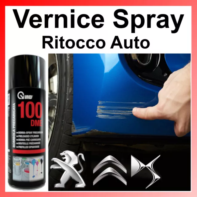 Vernice Spray per Ritocco Auto Carrozzeria Citroen Peugeot Dacia DS nhb