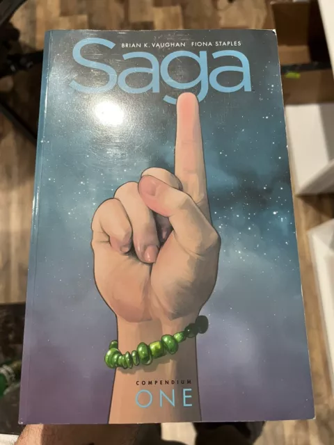 Saga Compendium One by Brian K. Vaughan (2019, Trade Paperback)